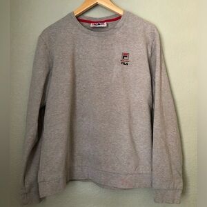 Vtg Fila Gray Men's Sweater Medium